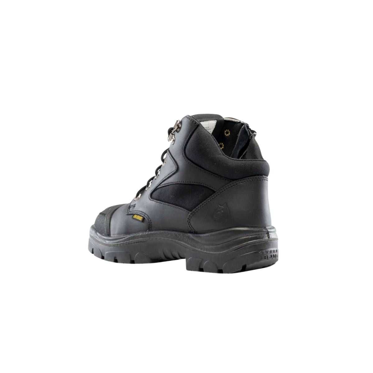 Steel Blue Parkes zip scuff safety boot outsole tread detail