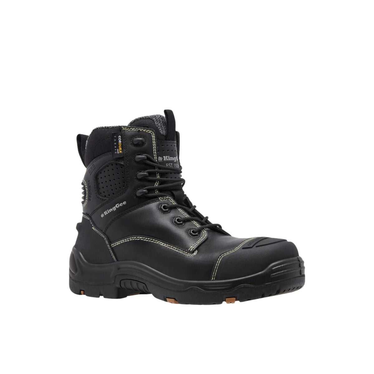KingGee ONYX boot black front view