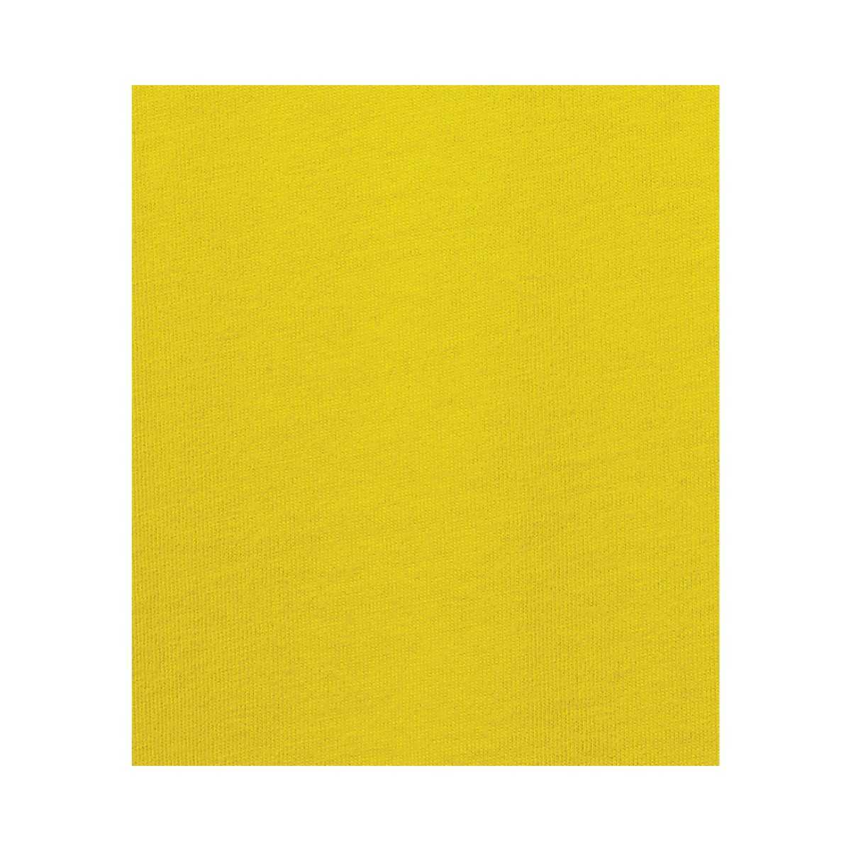 JB's Hi Vis Long Sleeve Cotton Polo 6CPHL in Yellow/Black, fabric close-up