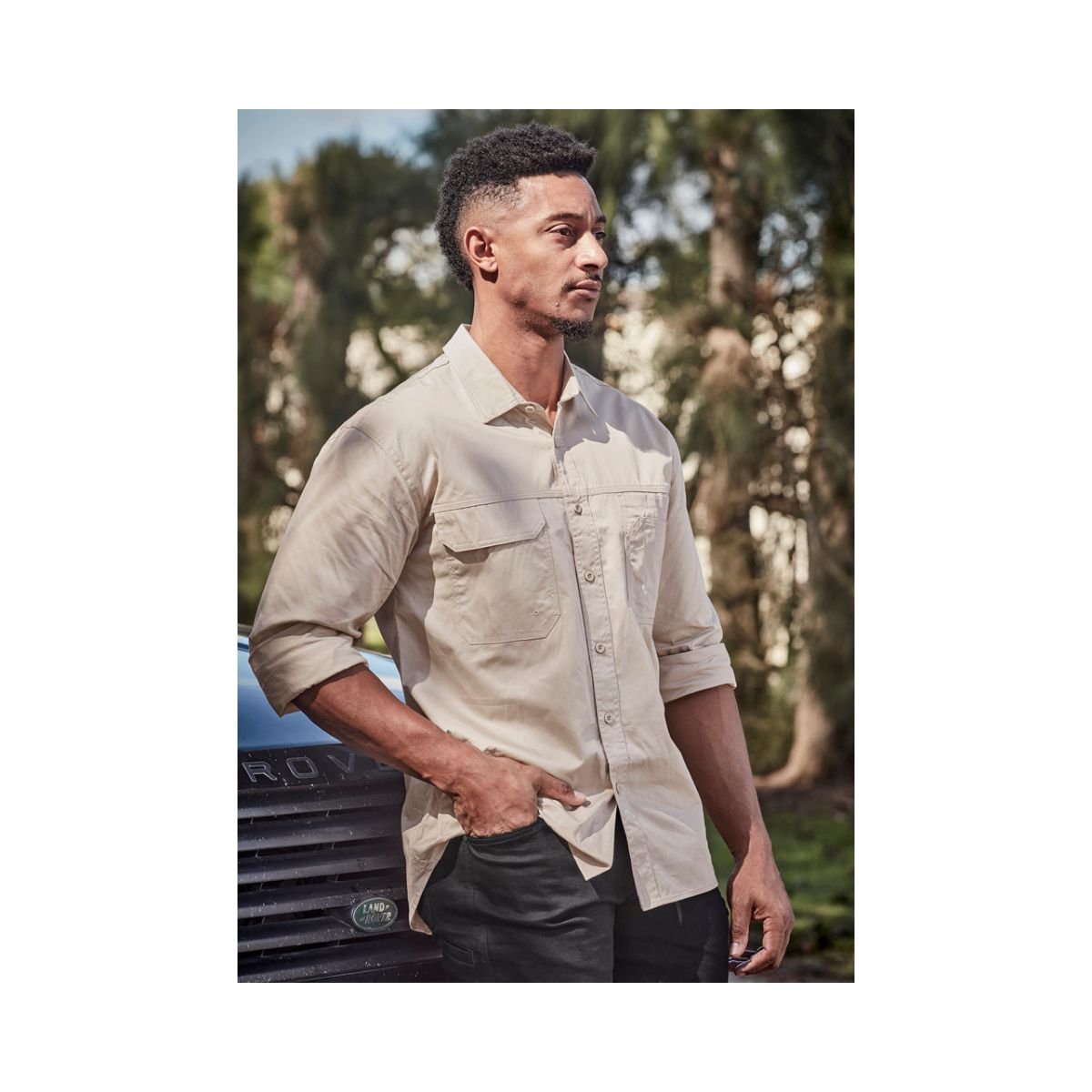 Syzmik Men's Lightweight Tradie Long Sleeve Shirt ZW121