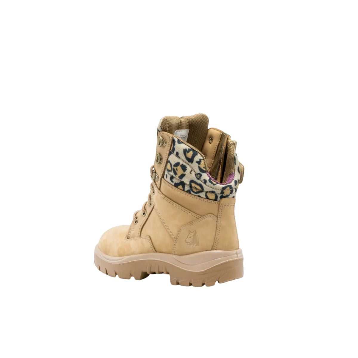Steel Blue Southern Cross zip ladies safety boot zip detail