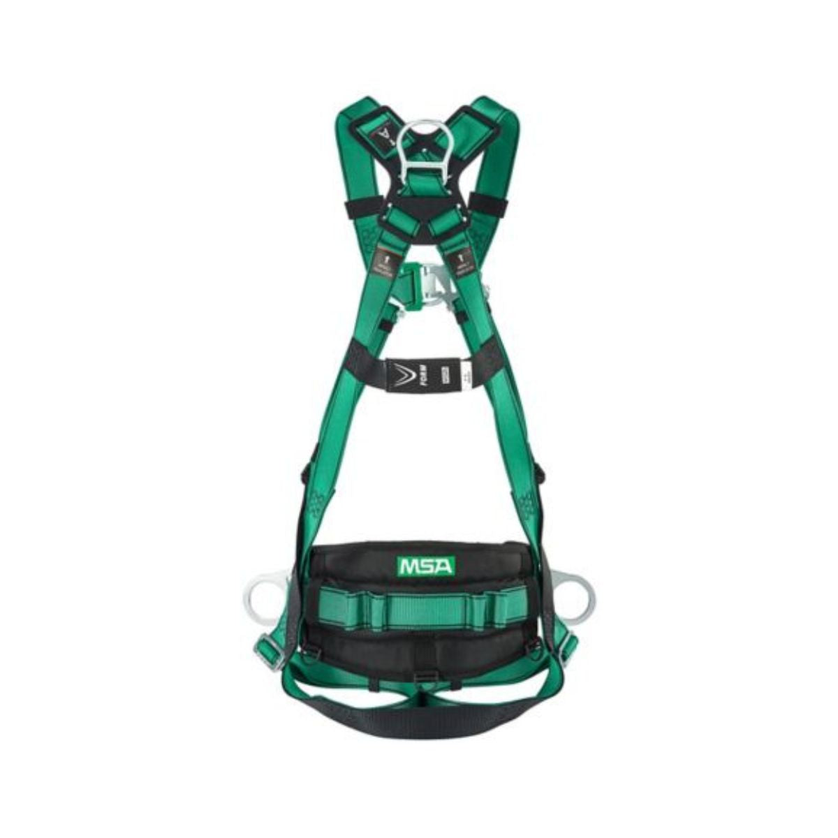 MSA V-FORM safety harness with secure buckles