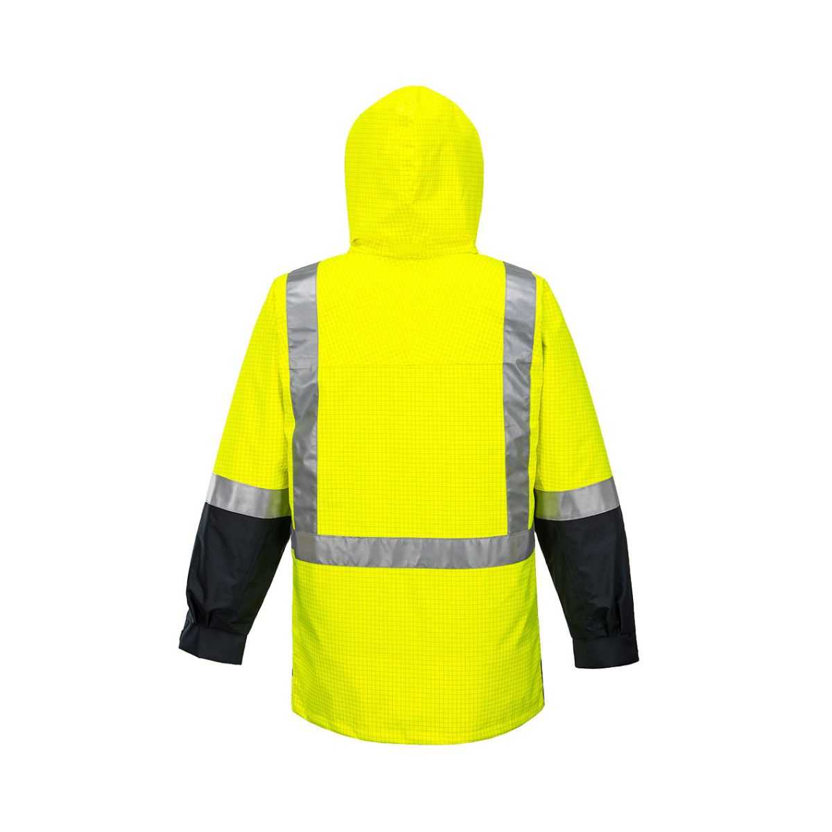Portwest Huski Amp Hi-Vis Contrast Rain Jacket K8005