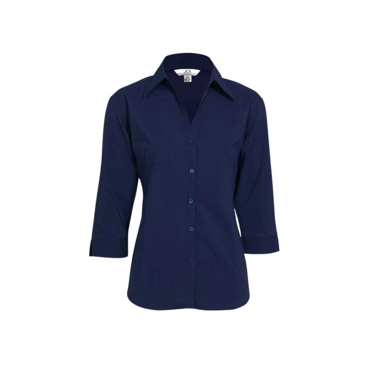 Biz Corporates Metro 3/4 sleeve shirt LB7300 worn by model back