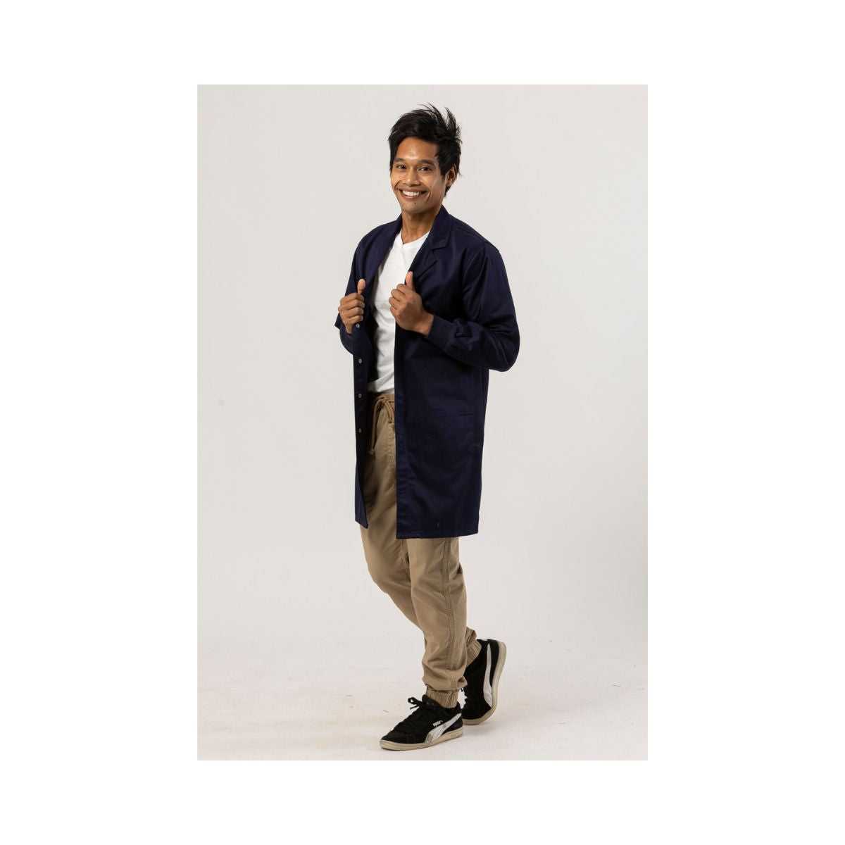 Source SBG Lab Coat Navy - Unisex