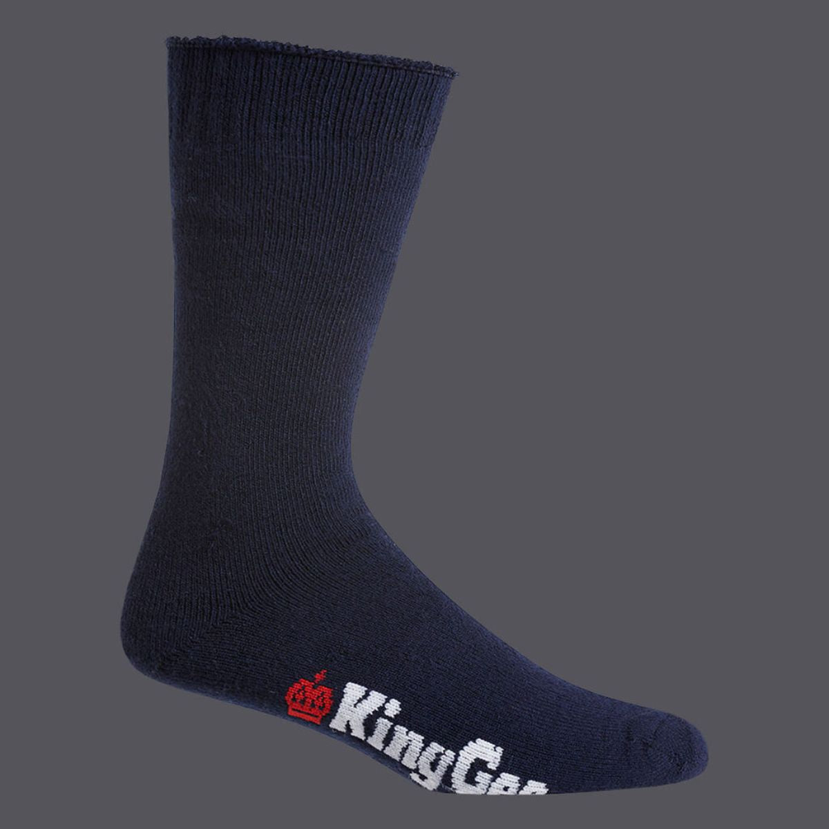 KingGee Men's Bamboo Crew Work Sock K09230 (Pack of 3)