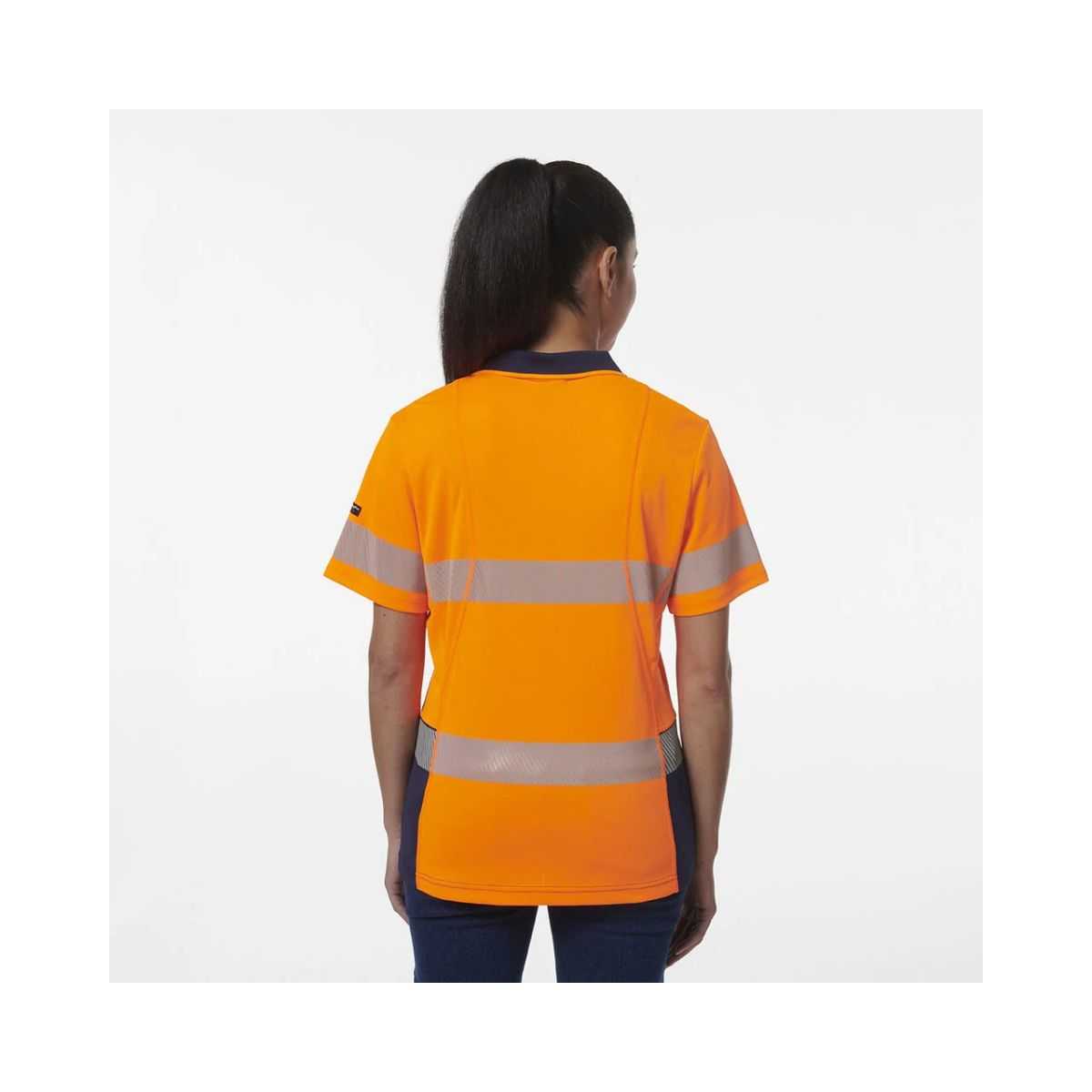 KingGee women's Workcool SS polo K44224 fabric detail