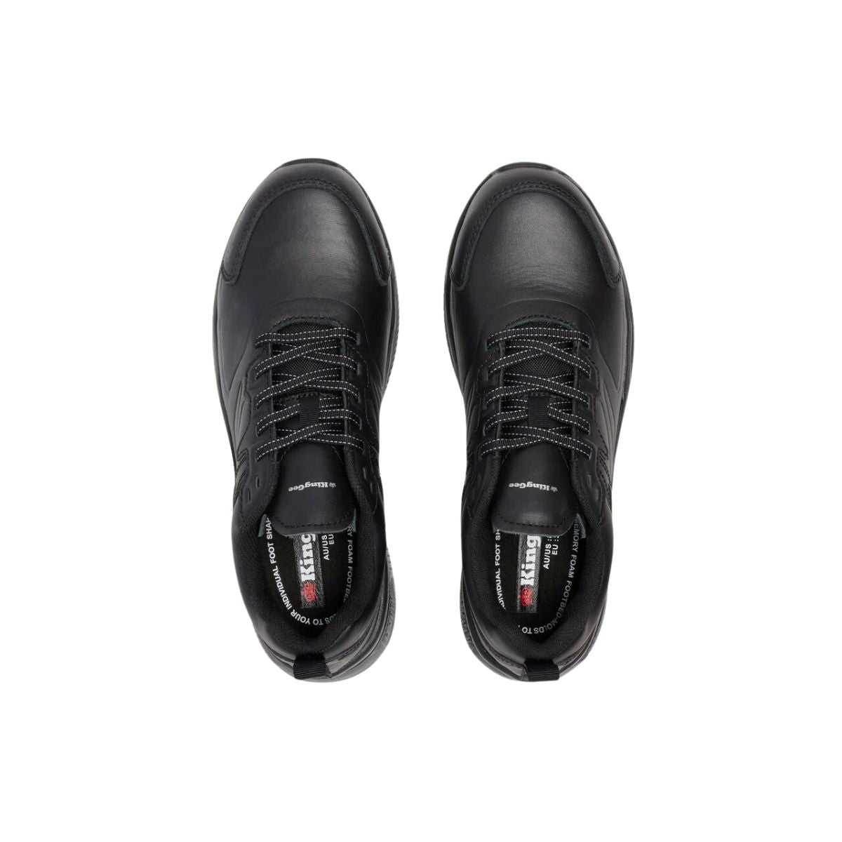 KingGee Hypertec leather boot back view