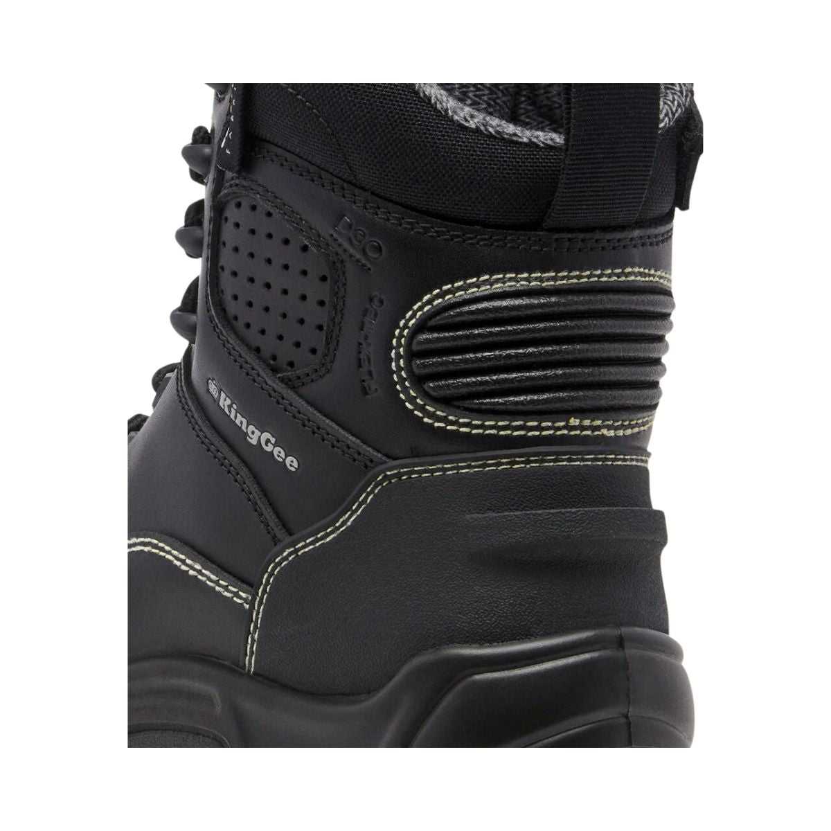 KingGee ONYX boot black back view