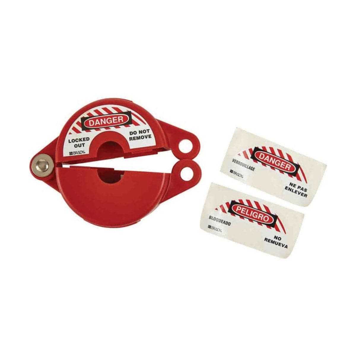 Brady Lockout Device Red
