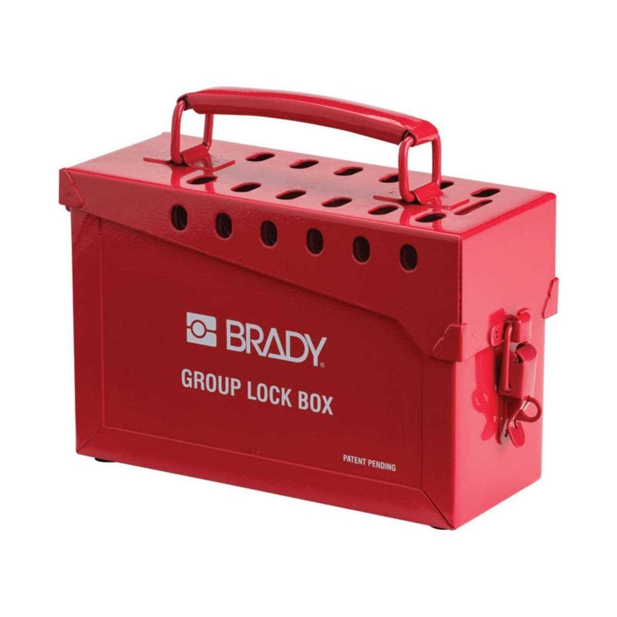 Brady Group Lock Box Red