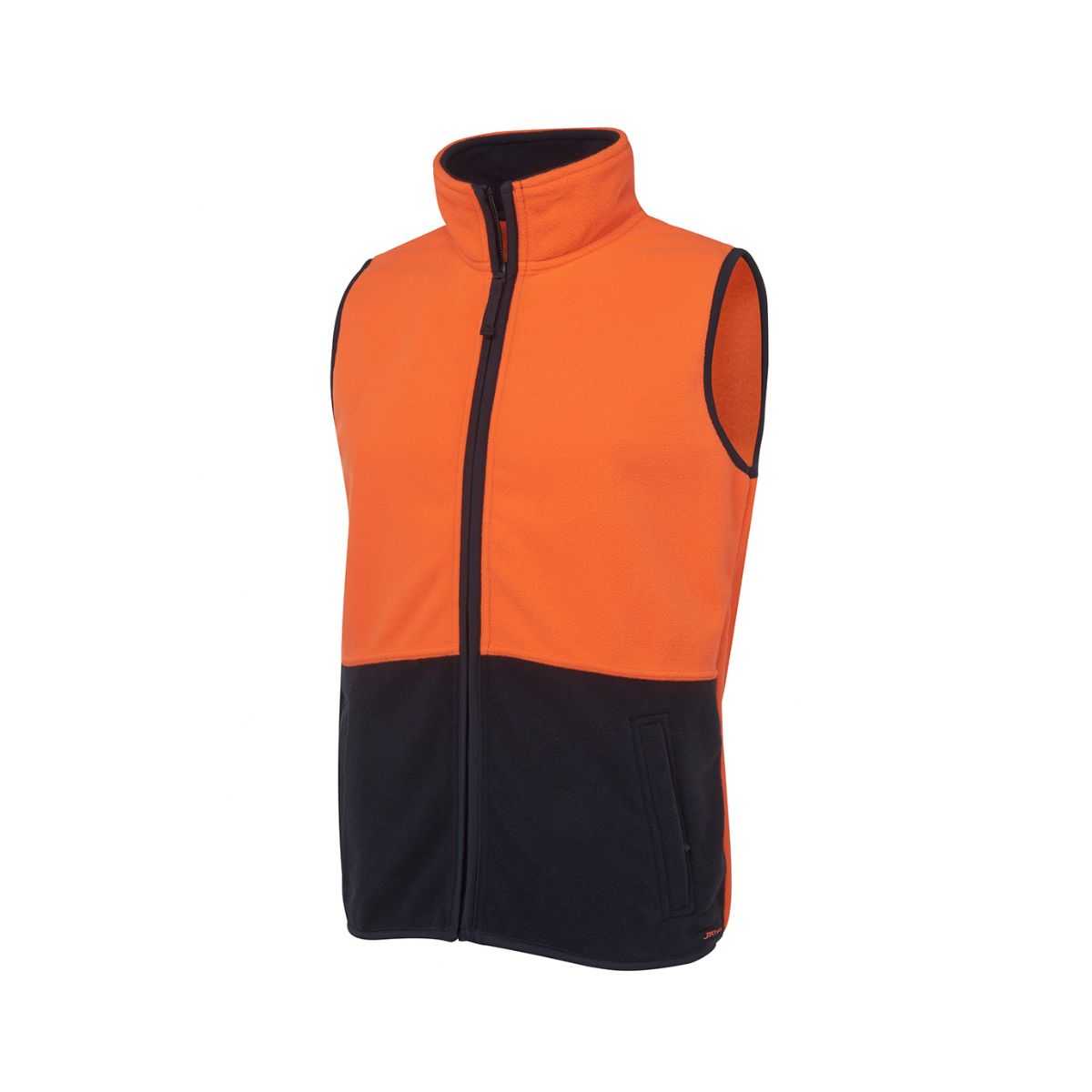 JB's polar vest 6HVPV worn by model front