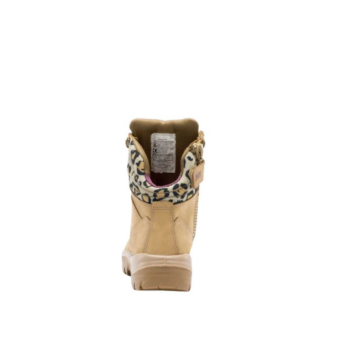 Steel Blue Southern Cross zip ladies safety boot top view