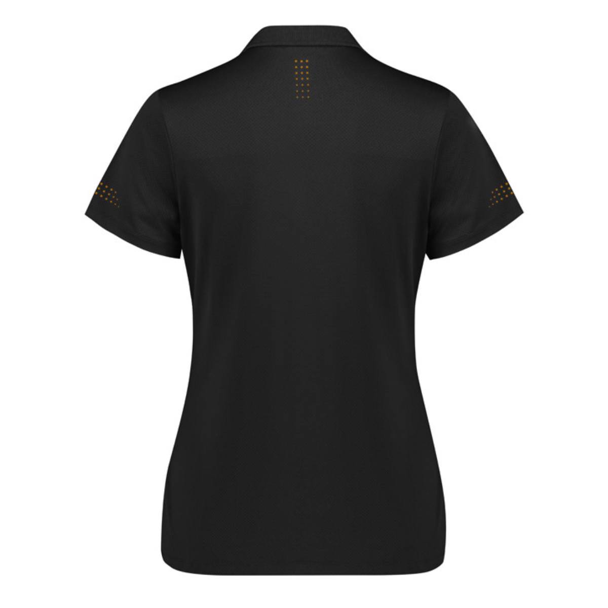 Women's Balance Polo Shirt Back Black