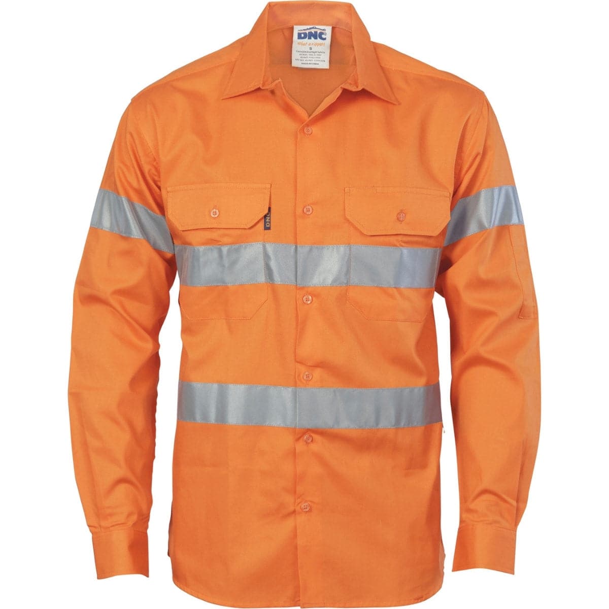 DNC HiVis Cool-Breeze Cotton Shirt - Orange