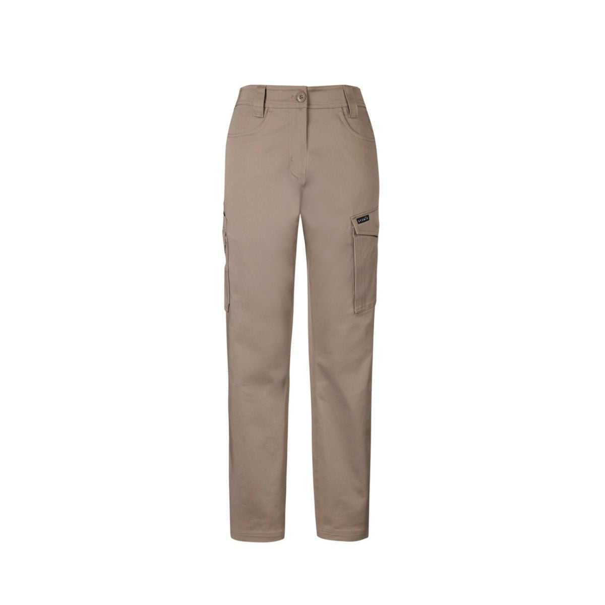 Syzmik women's cargo pant stitching detail