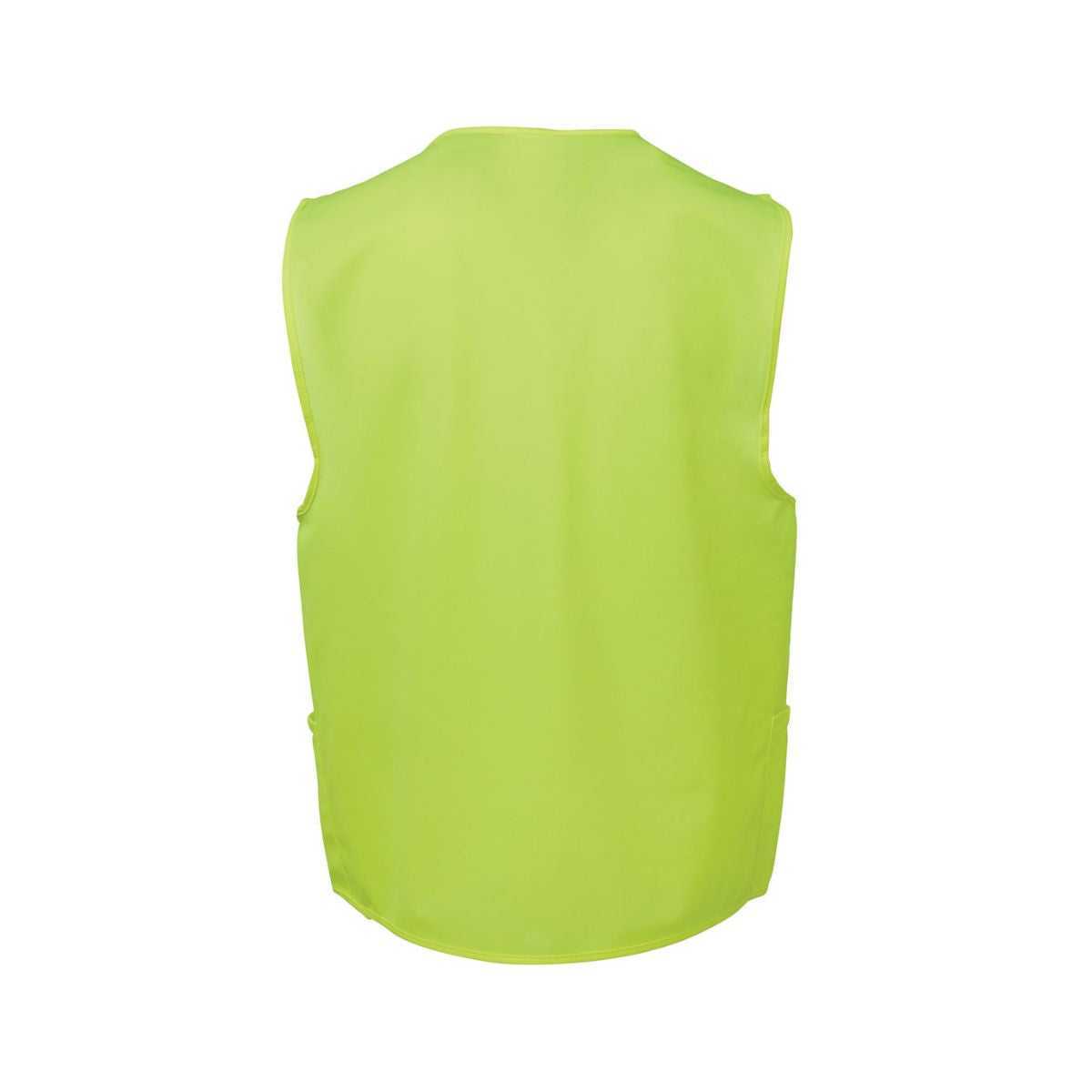 JB's zip safety vest 6HVSZ worn by model back