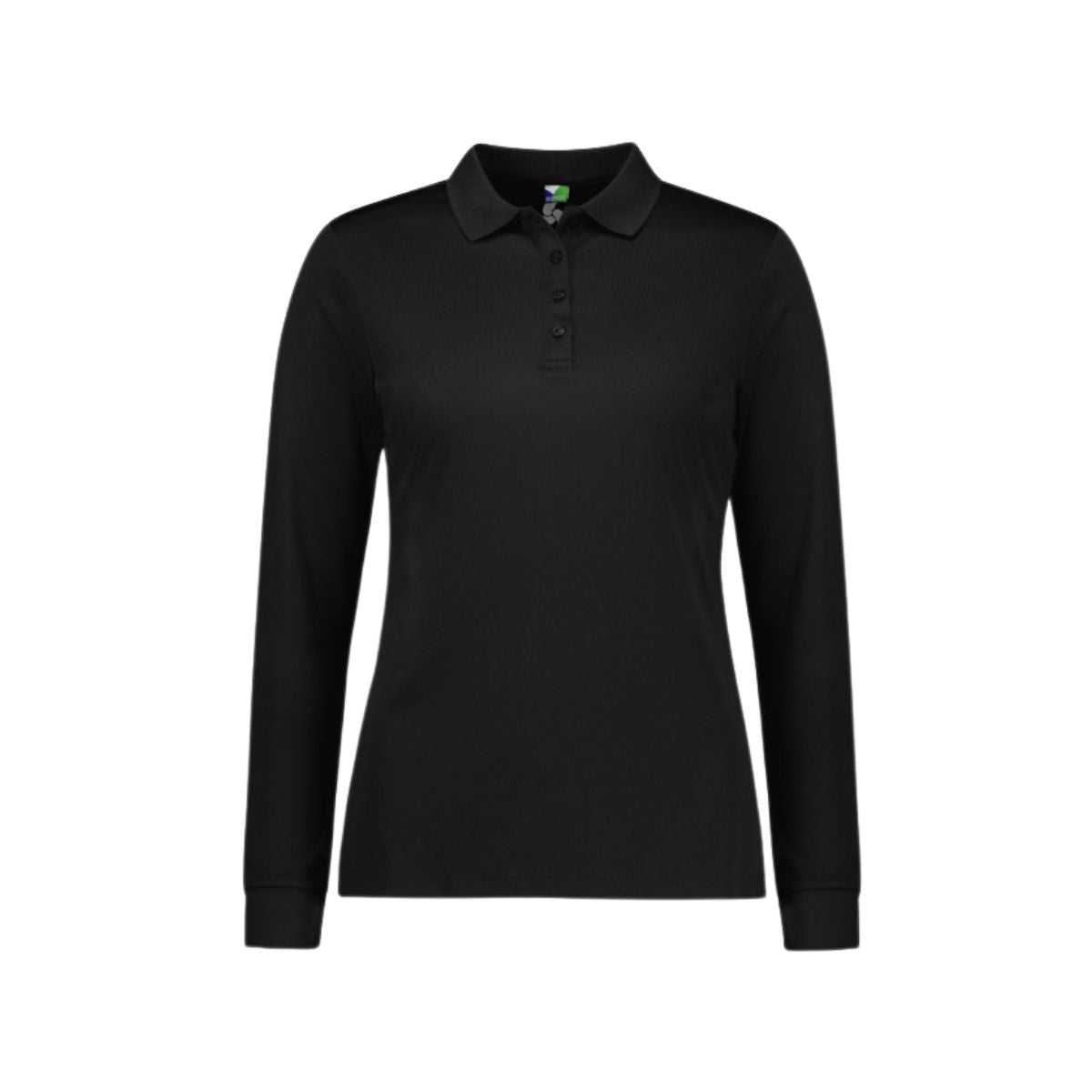 Biz Collection Women's Action Long Sleeve Polo P206LL