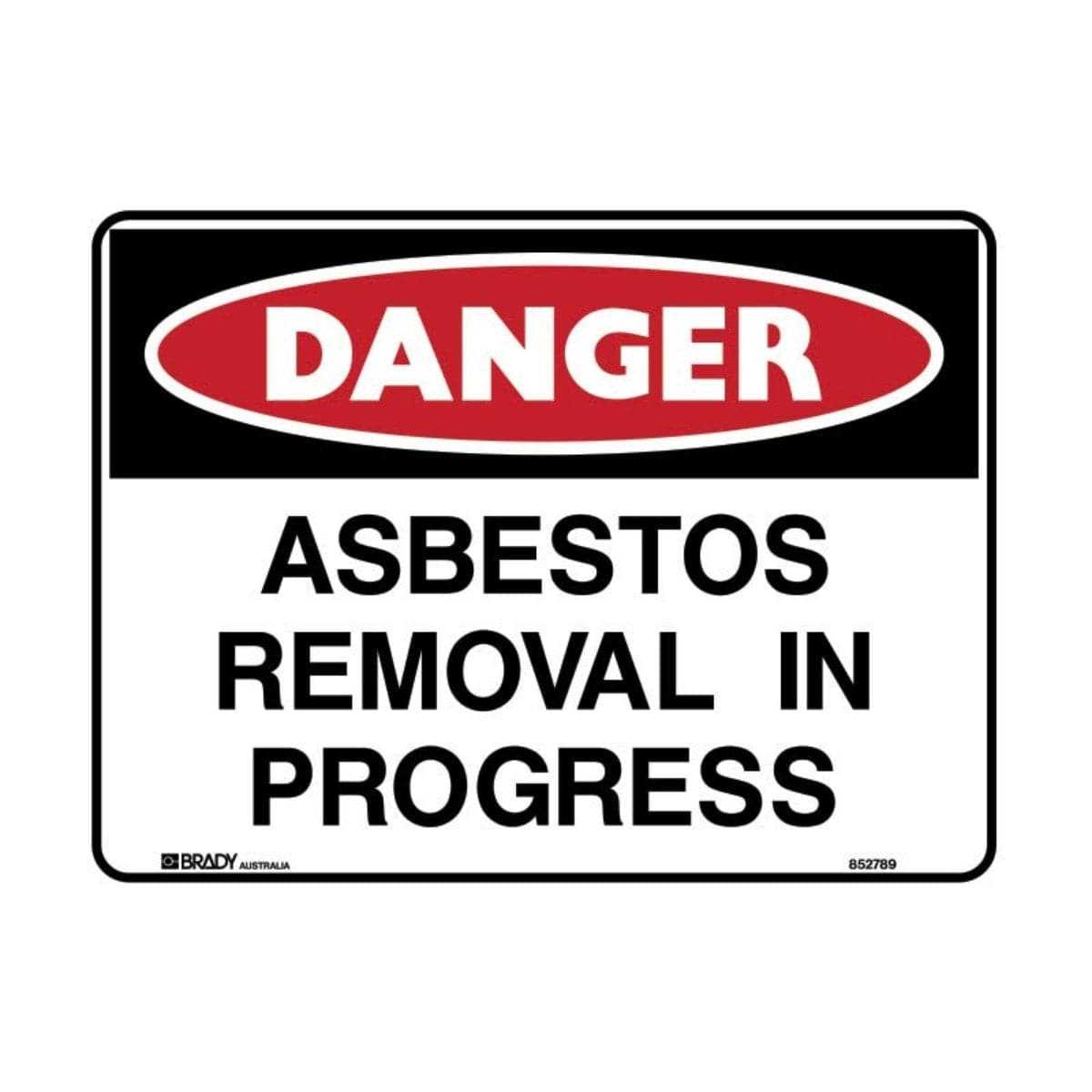 Danger Asbestos Removal Sign