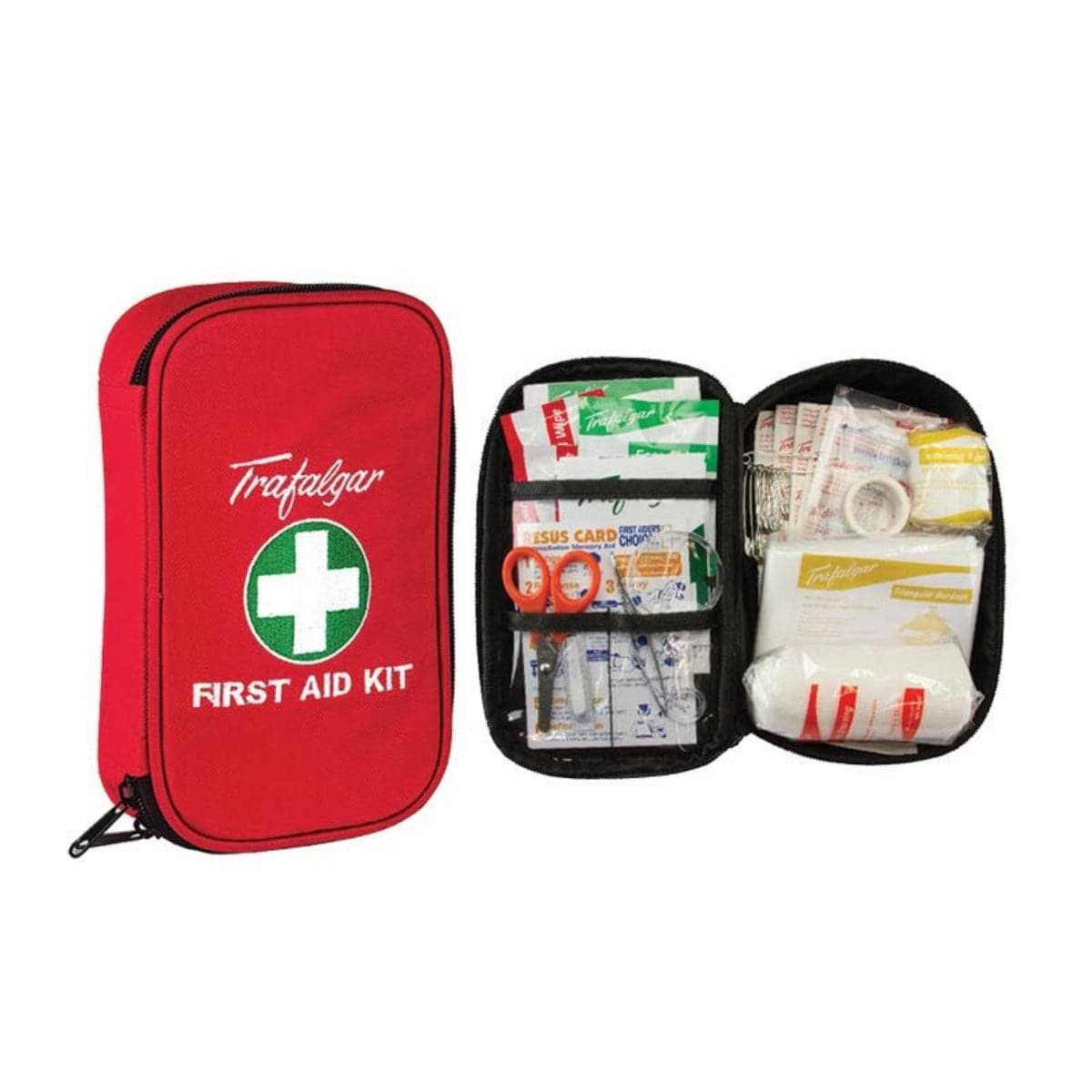 Open Vehicle Low Risk First Aid Kit Red