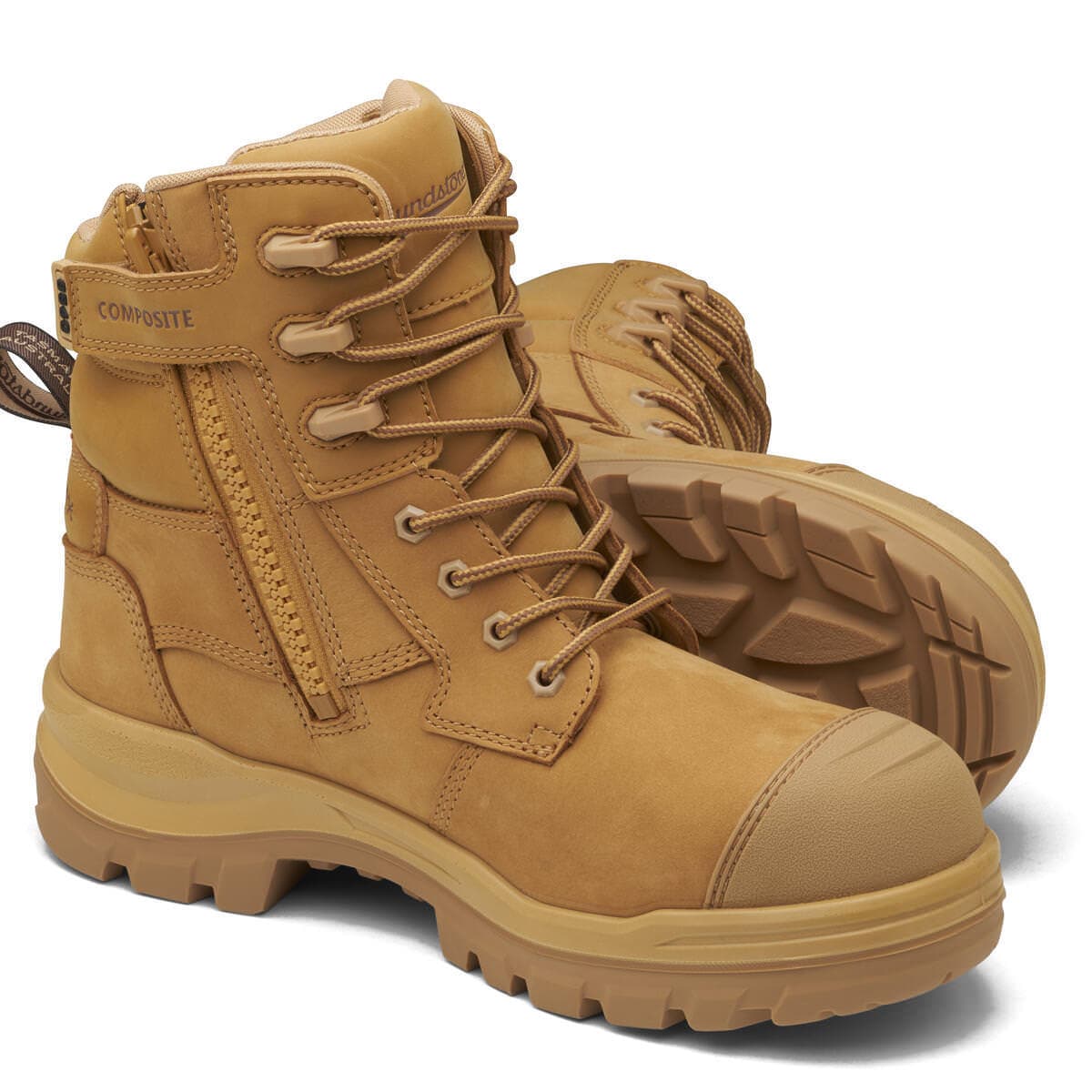 Blundstone Unisex Rotoflex Safety Boots - Wheat #8560