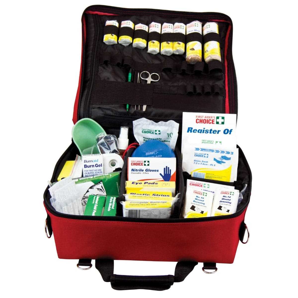 Portable first aid kit contents
