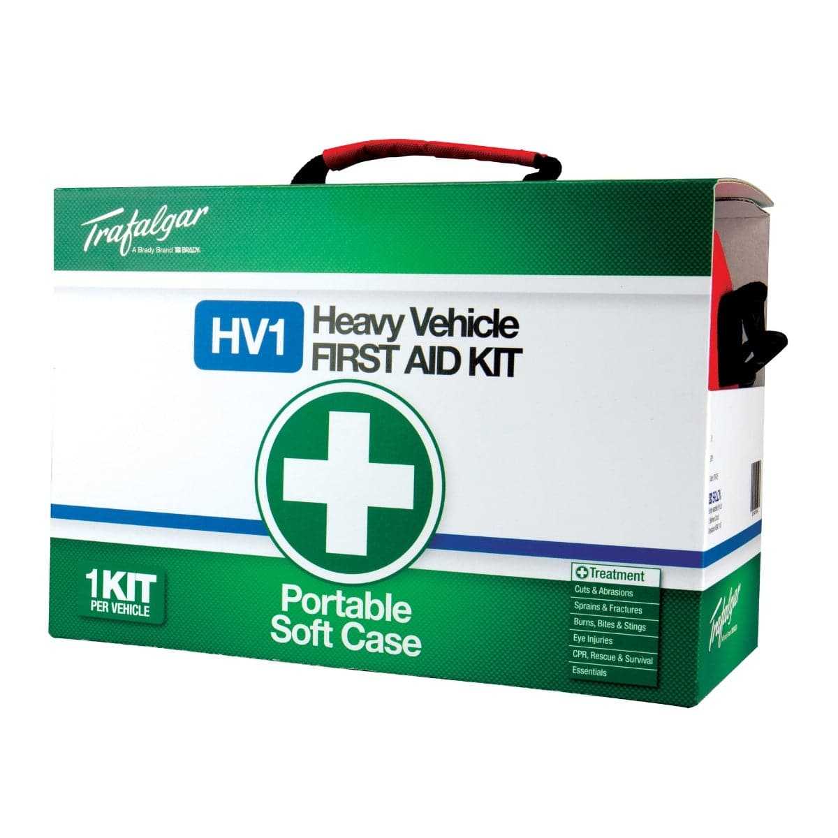 Trafalgar HV1 First Aid Kit packaging