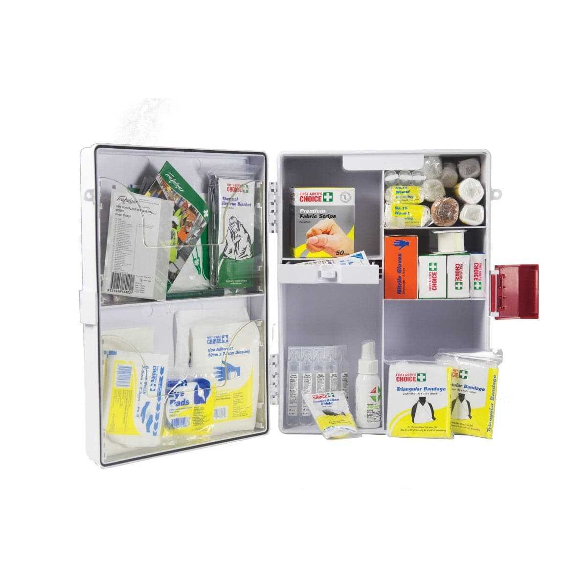 Open Workplace First Aid Kit with contents