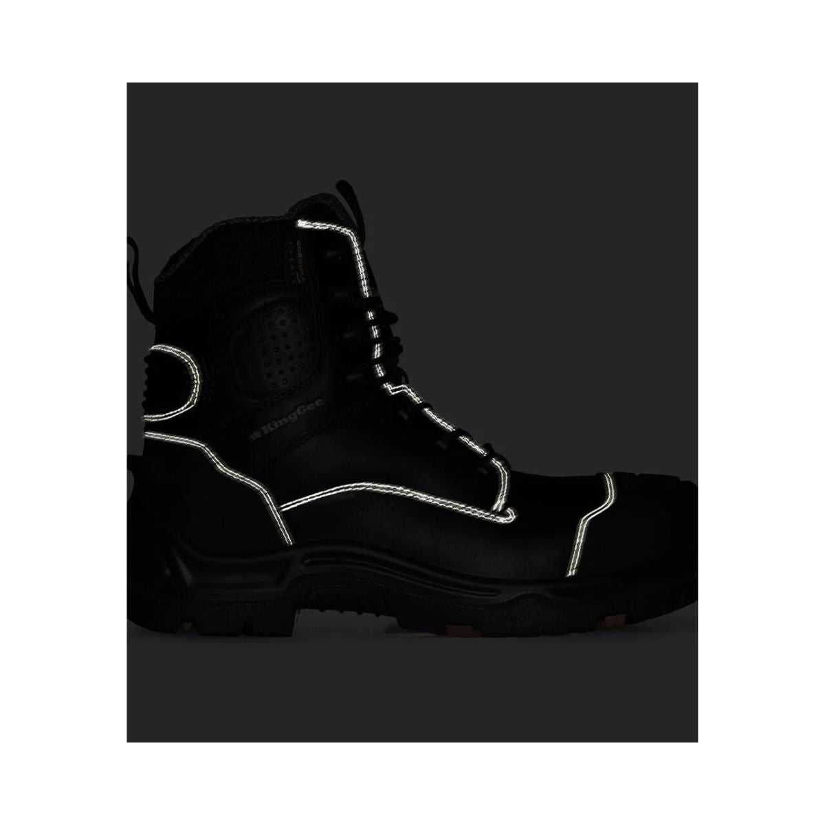 KingGee ONYX boot black worn by user