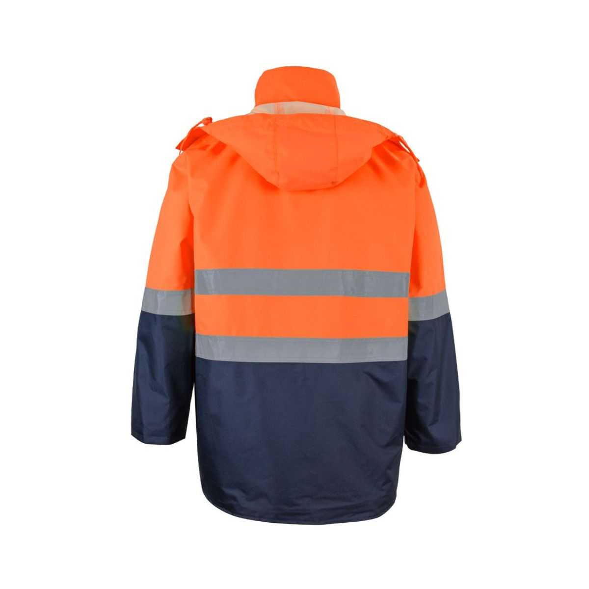 JB'S long line jacket 6DNLL zip detail