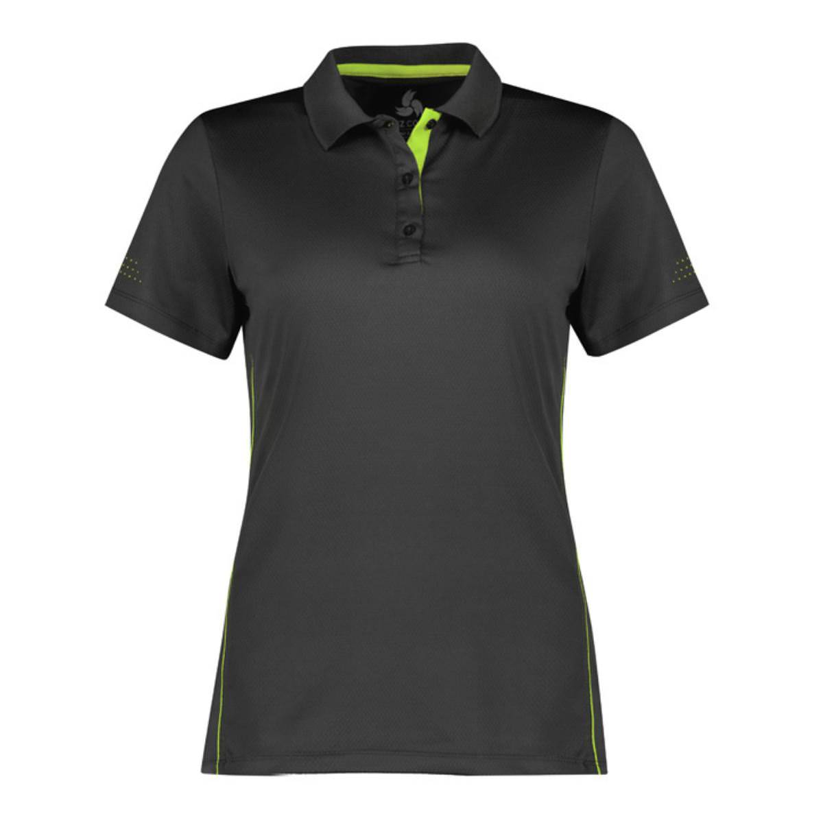 Women's Balance Polo Shirt Black Green