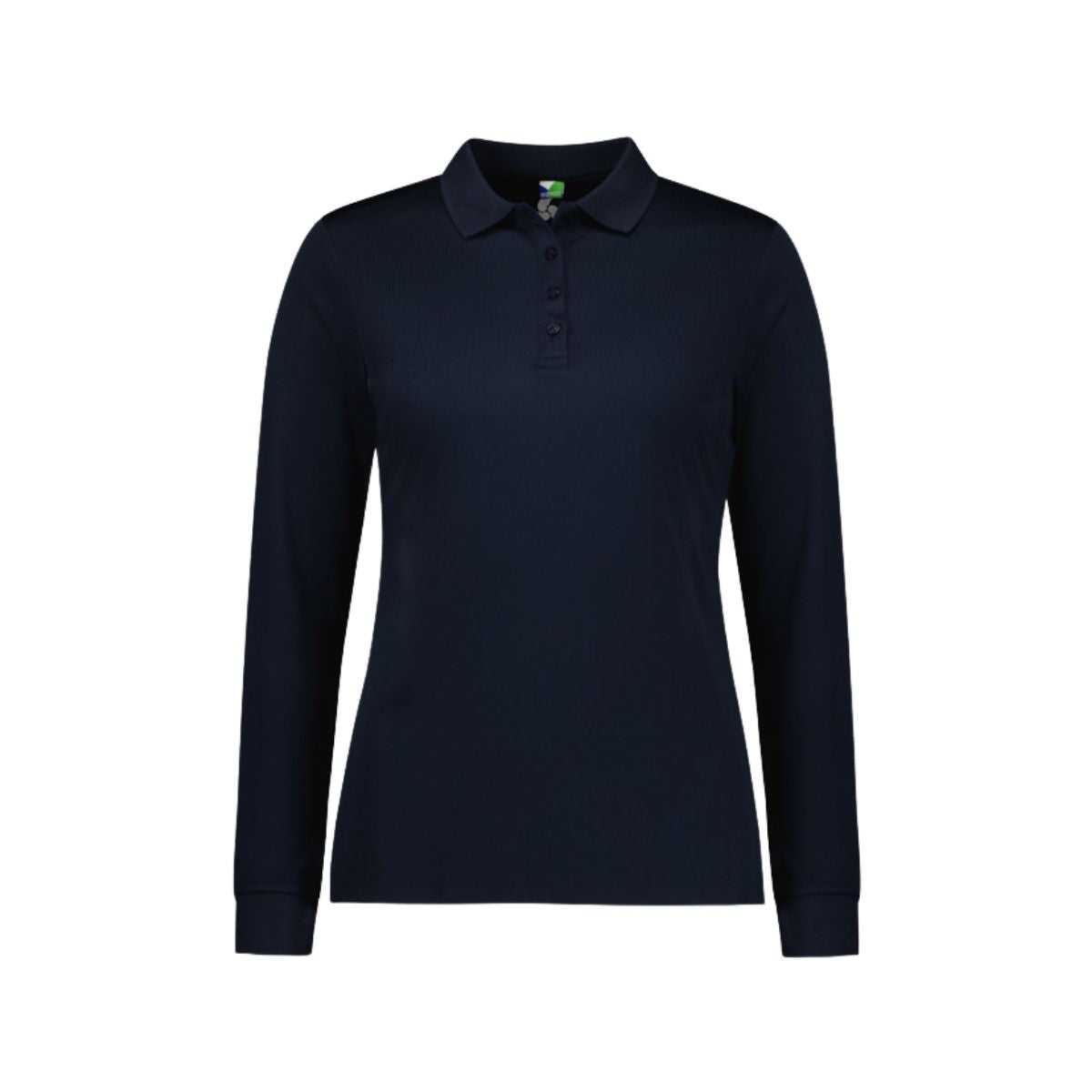 Biz Collection Women's Action Long Sleeve Polo P206LL