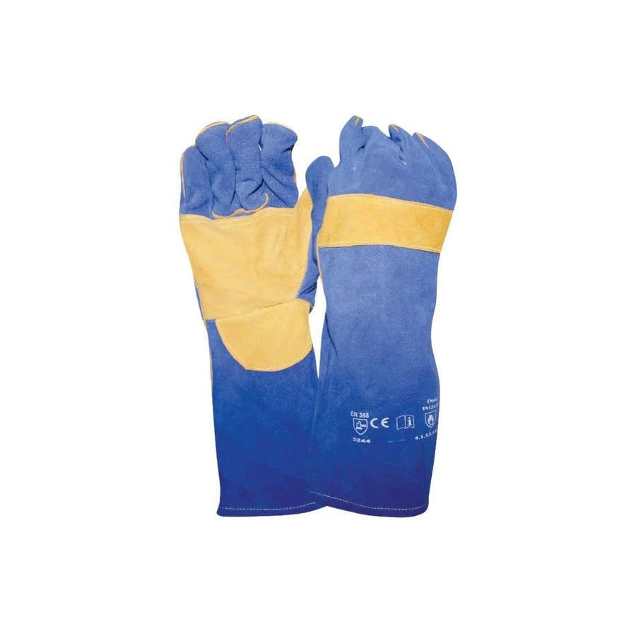 Blue And Gold Welding Gauntlet ASSW-6 (Pack of 12)