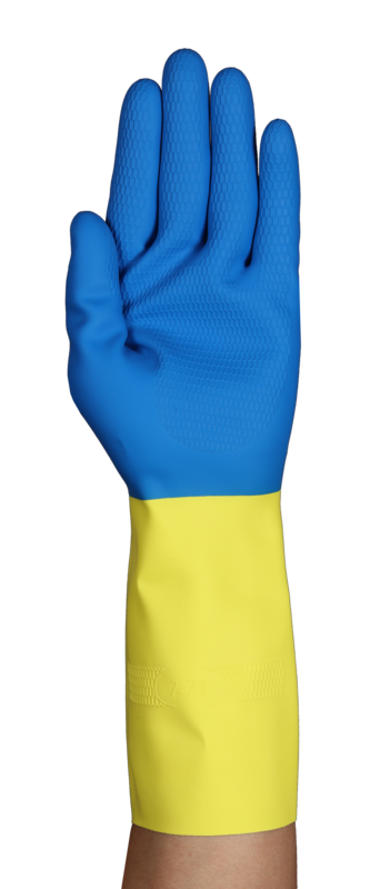 Ansell AlphaTec 87-224 gloves back of hand detail