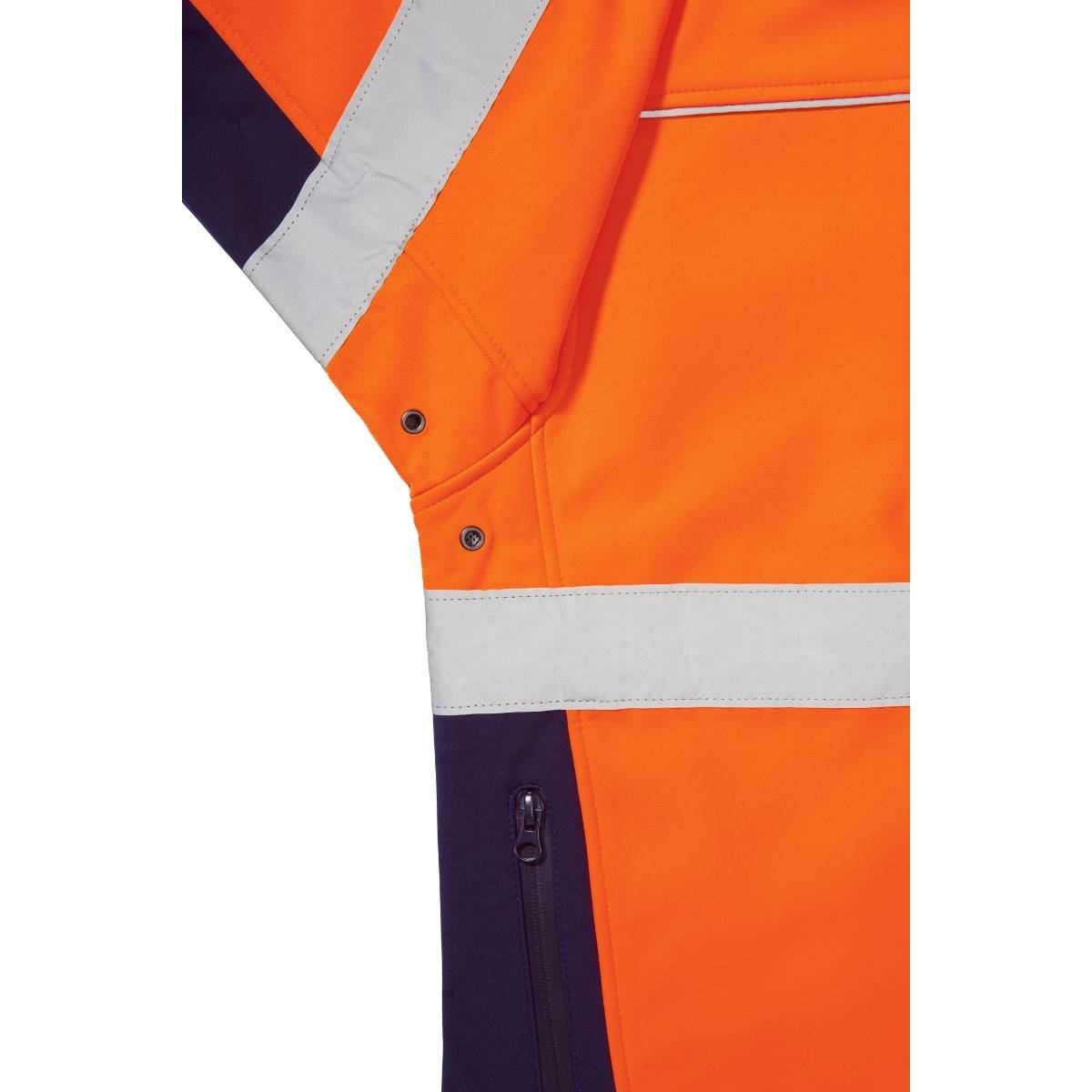 Bisley Taped Hi Vis Soft Shell Jacket BJ6059T