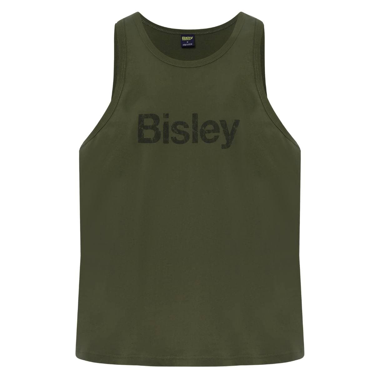 Bisley Men's Cotton Logo Singlet BKS063