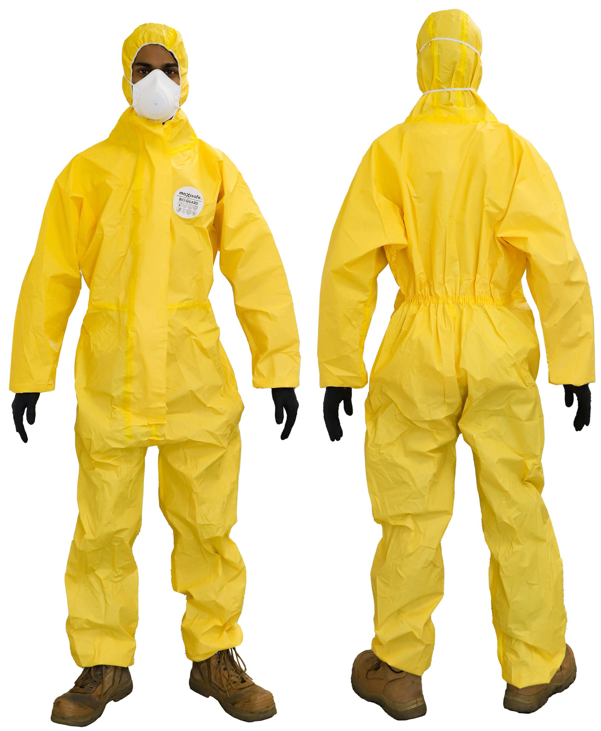 Maxisafe - Chembarrier - Type 3/4/5/6 Laminated Disposable Coverall