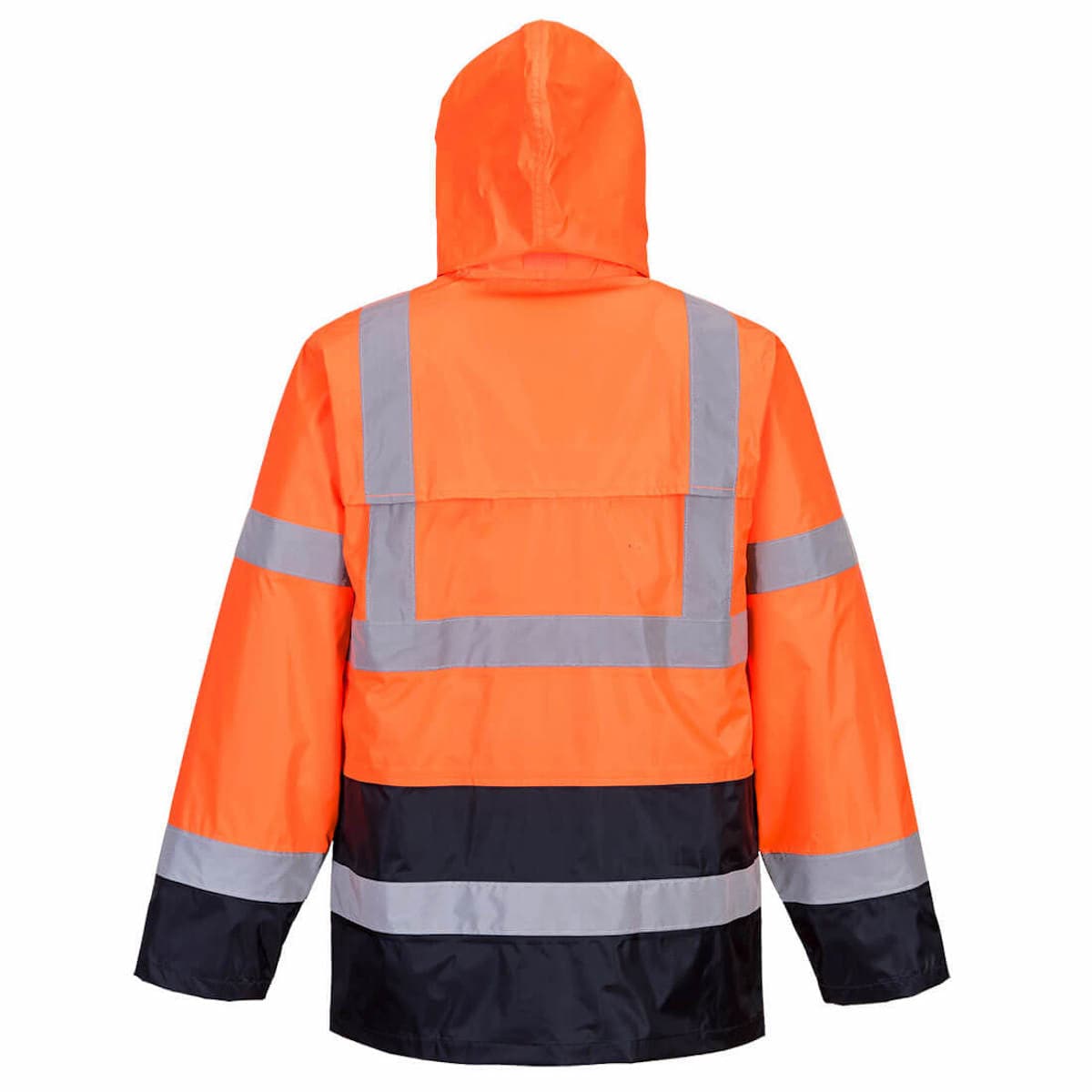 Hi-Vis Two-Tone Rain Jacket Back