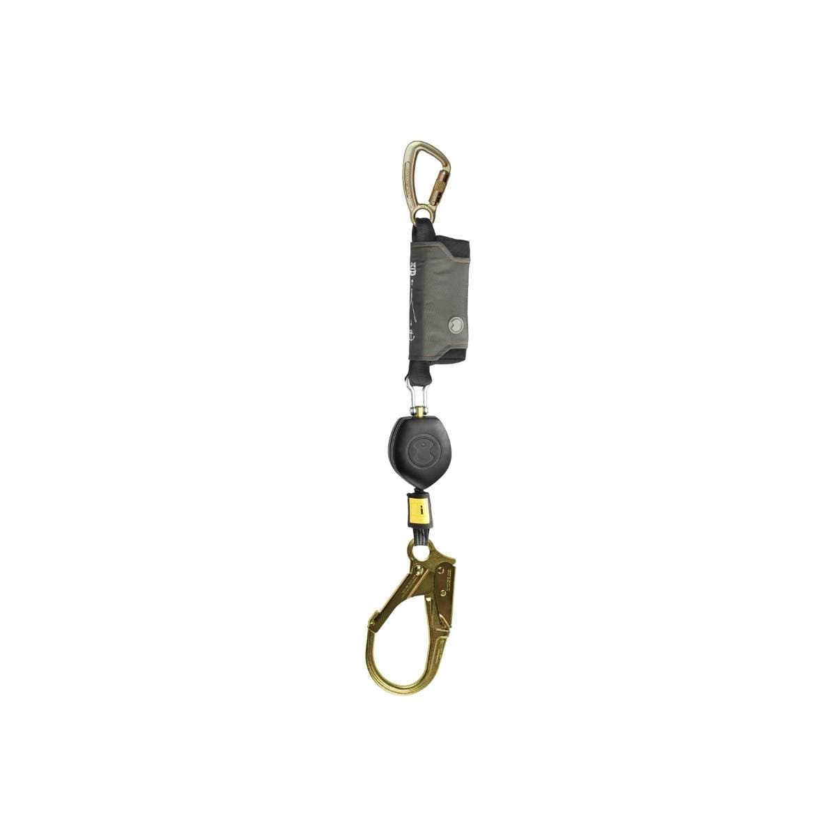 Skylotec Peanut 1 Triple Action Steel Karabiner with retractable lanyard