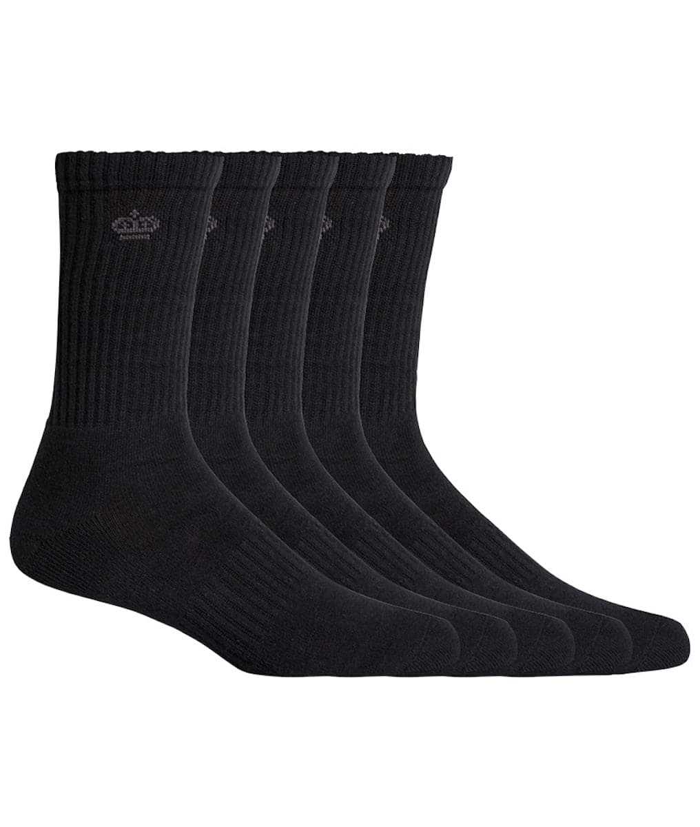 KingGee Men's Crew Cotton Work Socks Pack of 5