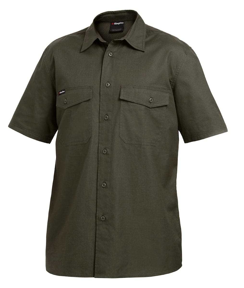 KingGee Workcool 2 Shirt S/S K14825 olive green