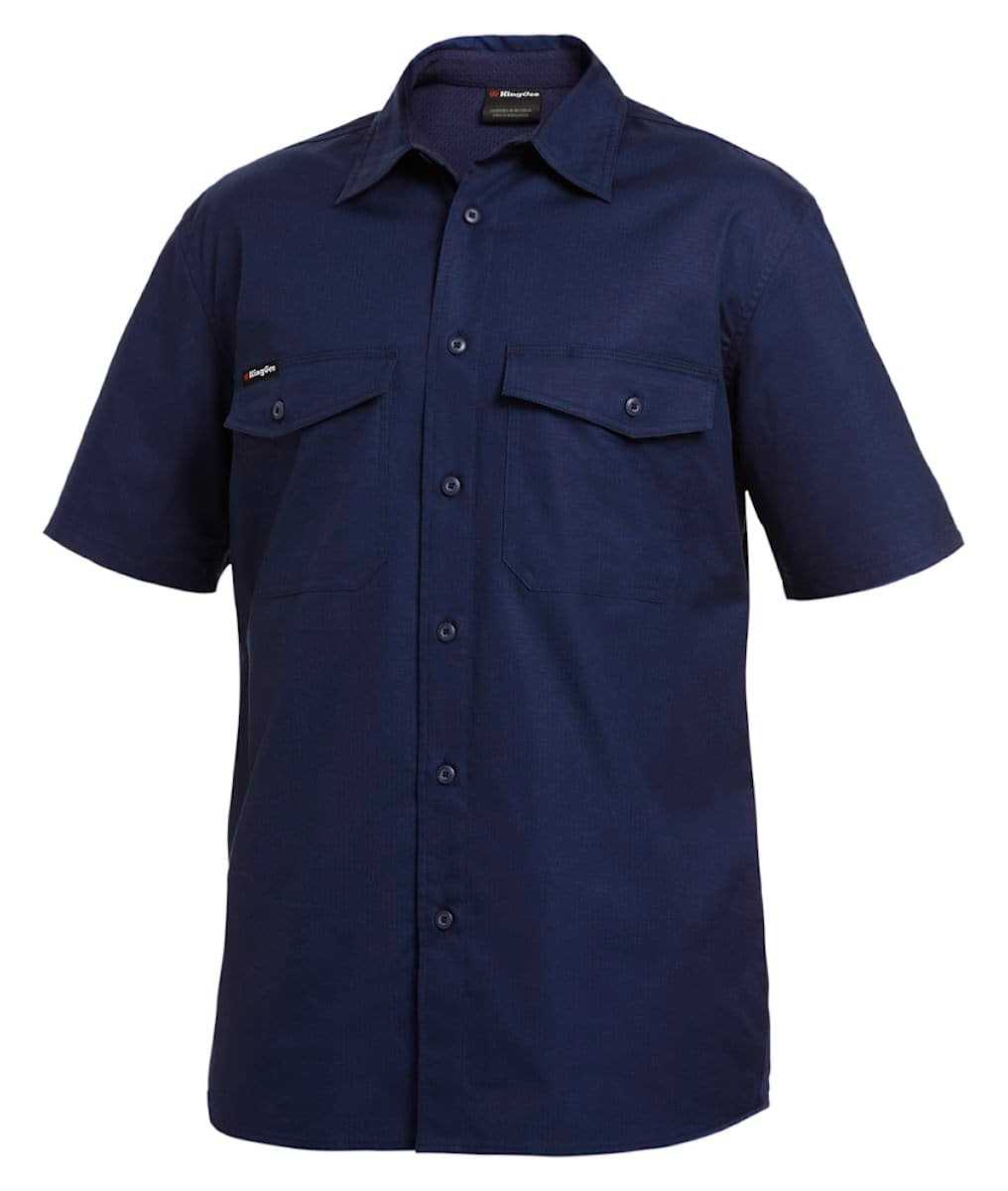 KingGee Workcool 2 Shirt S/S K14825 navy blue