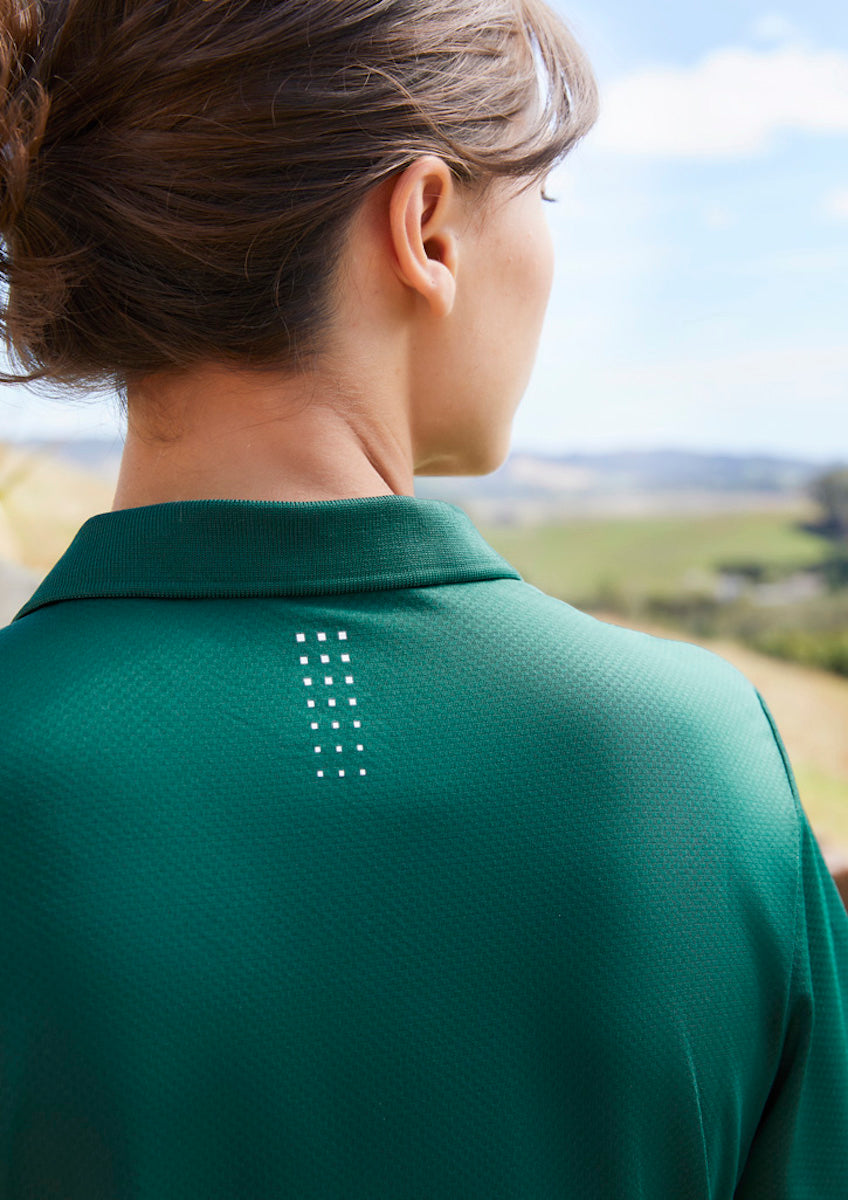 Back view of Women's Balance Polo Shirt