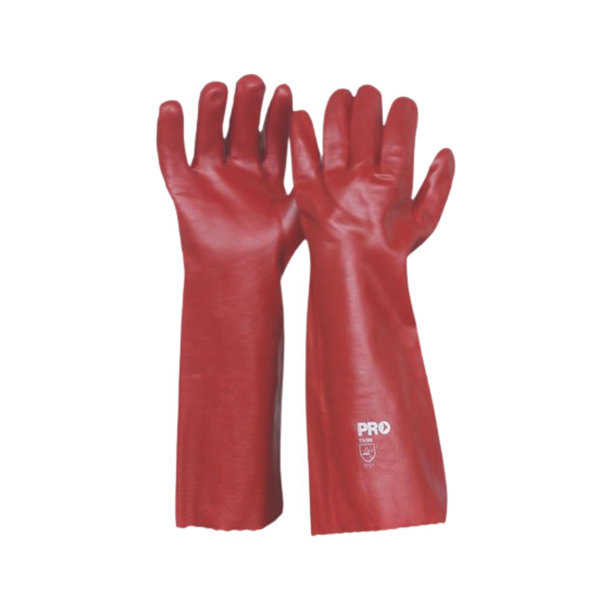 ProChoice 45cm Red PVC Gloves PVC45 (Pack of 12)