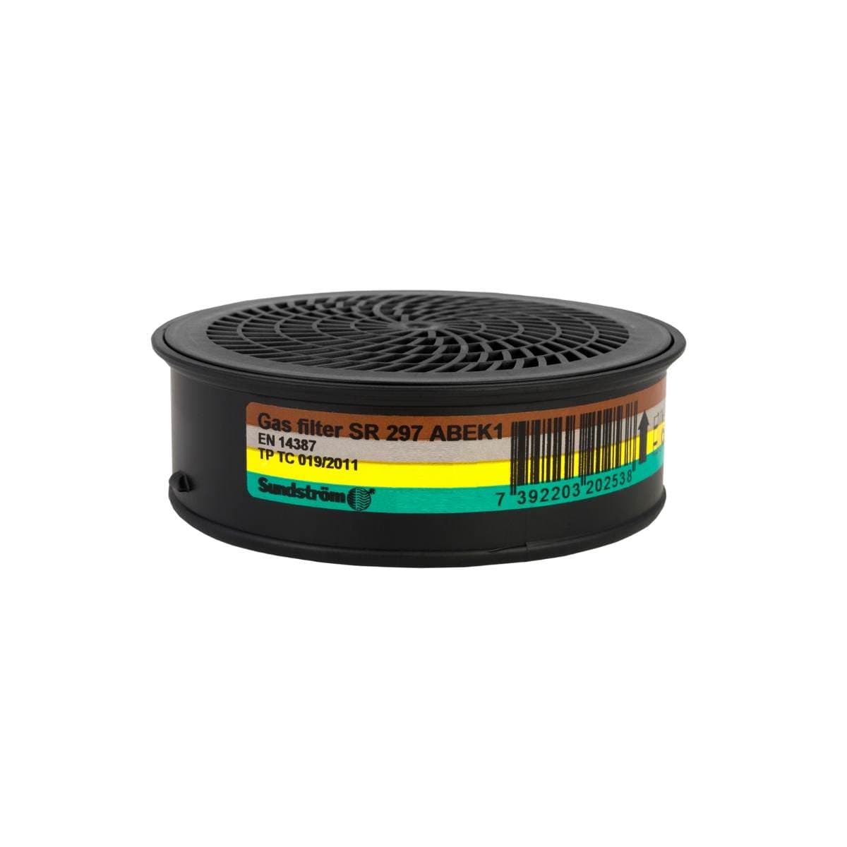 Sundström AS297 Organic + Inorganic + Acid Gas + Ammonia Filter ABEK1 (Pack of 4)