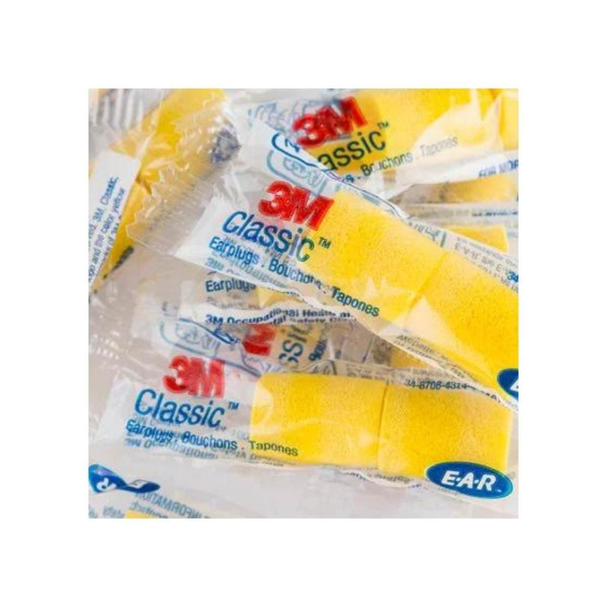 3M E-A-R Classic Uncorded Earplugs in poly bag