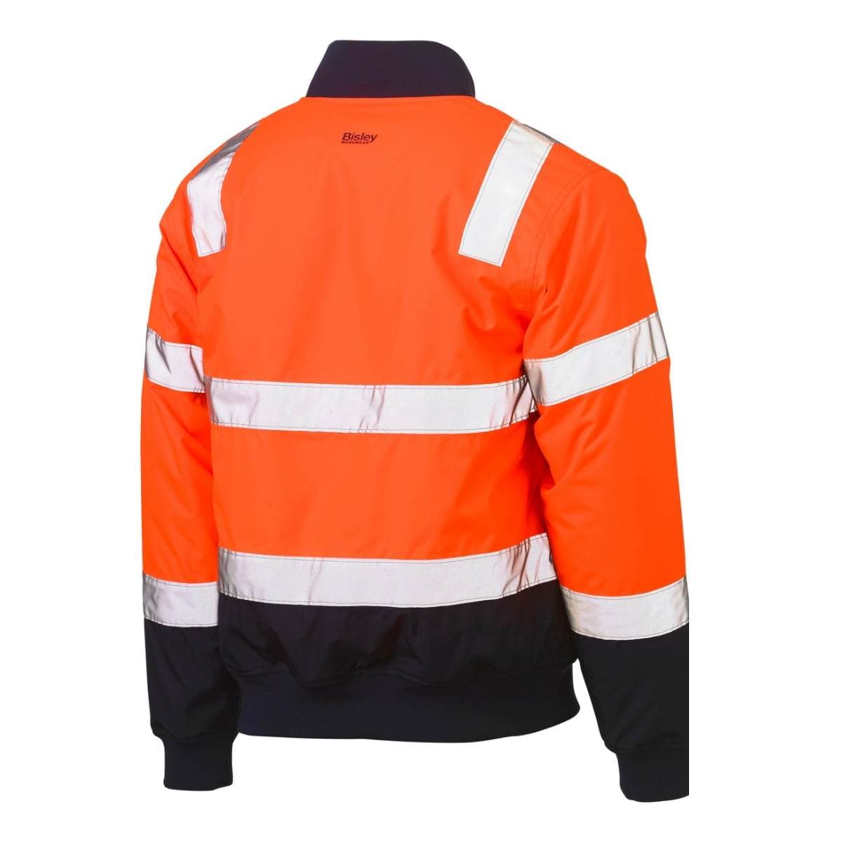 Hi Vis Bomber Jacket isolated back