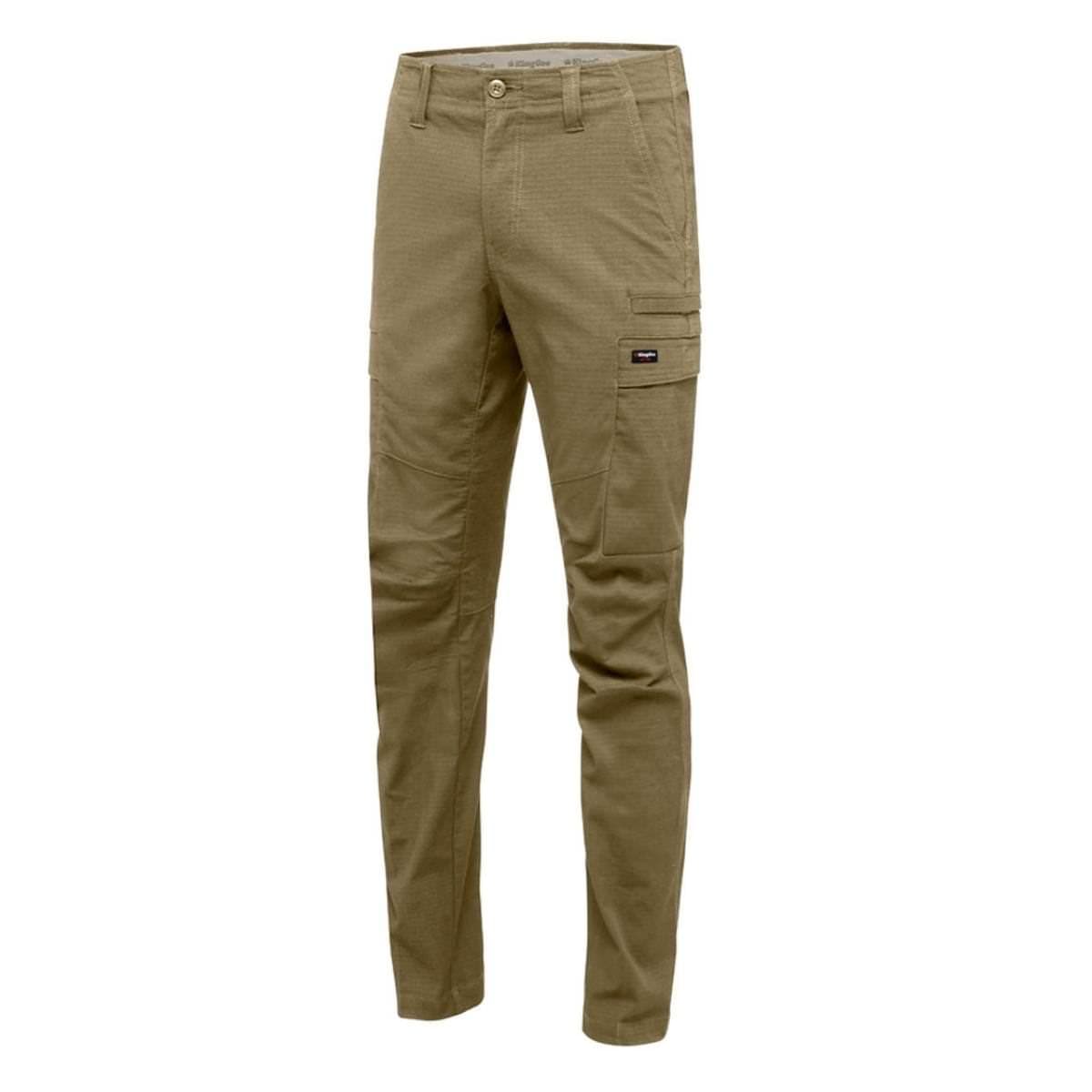 KingGee Workcool Pro Pant K13026 front view khaki