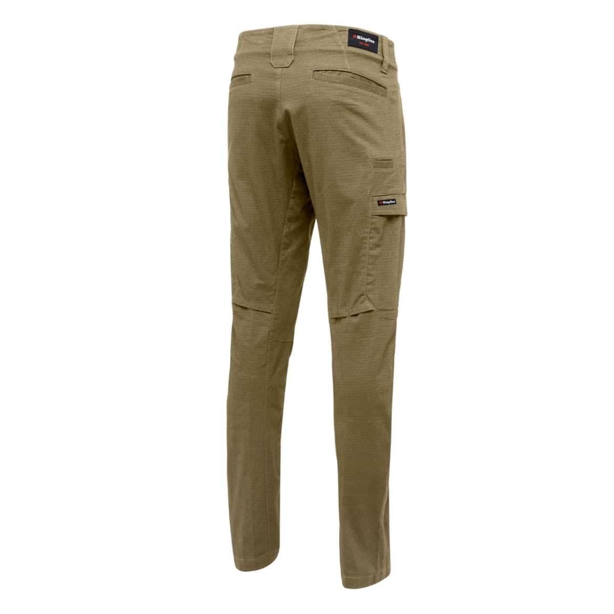 KingGee Workcool Pro Pant K13026 back view khaki