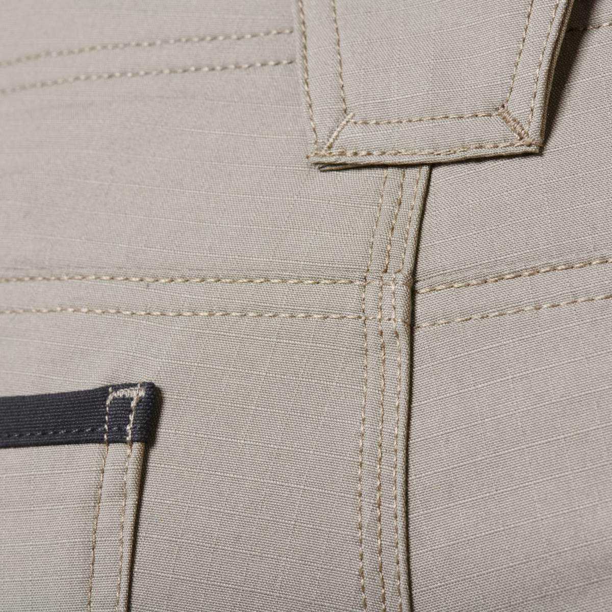 Hard Yakka Raptor Active Mid-Short Beige Detail